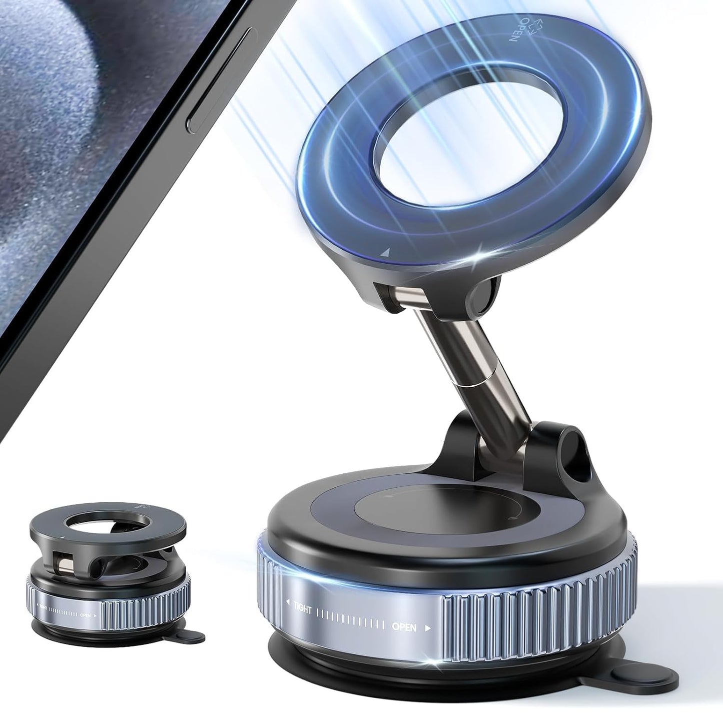 Vacuum Suction Magnetic Bracket